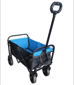 Mini Folding Trolley - Blue
