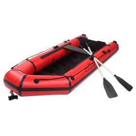 Free shipping Camping Survivals 7.5ft PVC 180kg Water Adult Assault Boat Off  YJ - red