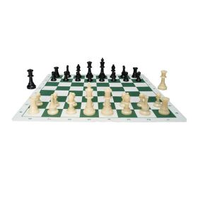 Portable Chess Checkers Game Set for Family Travel Gift - As pic show - 20 inch