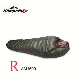 Kamperbox Outdoor Down Sleeping Bag Winter Warm And Waterproof Outdoor Sleeping Bag Camping Tourism Down Sleeping Bag - AM1500R
