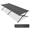 Adults Kids Folding Camping Cot - Gray