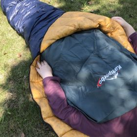Kamperbox Camping Sleeping Bag Liner Sleeping Bag Hotel Sleeping Bag Ultralight Sleep Liner Sleeping Liner - Green