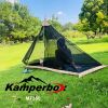 Kamperbox Camping Tent Mosquito Net Ultra Light Outdoor Camping Tent Mosquito Proof Portable Tent For Tourism - BLACK