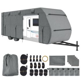 VEVOR Trailer Travel RV Cover 28-31 ft Class A Camper Cover 300D Oxford Fabric - Default