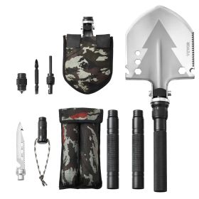 Survival Shovel 11 in 1 Camping Shovel Folding Multitool Portable Compact - Default
