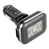 VEVOR RV Tire Pressure Monitoring System Real Time Trailer TPMS 4 Sensors - Cigarette Lighter Screen