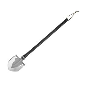 Folding Multitool Portable Compact Camping Survival Shovel - Black - Style B