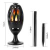LED Flame Speakers Torch Wireless Speaker Waterproof Stereo Bass Speaker Outdoor Light-Up Speaker Atmosphere LED Flickers Night Light Patio Stake Ligh