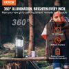 VEVOR LED Camping Lanterns Collapsible Battery Powered Camping Lights Set of 4 - Default