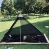 Kamperbox Camping Tent Mosquito Net Ultra Light Outdoor Camping Tent Mosquito Proof Portable Tent For Tourism - BLACK