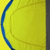 Camping Tent Fabric 9 Persons Blue and Yellow - Multicolour
