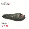 Kamperbox Cold Temperature Winter Sleeping Bag Down Sleeping Bag Winter Camping Sleeping Bag - AM1000Right
