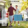 Outsunny Set of 2 Patio Folding Chairs, Classic Outdoor Camping Chairs, Portable Lawn Chairs for Camping, Garden, Pool, Beach, Backyard w/ Armrests