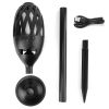 LED Flame Speakers Torch Wireless Speaker Waterproof Stereo Bass Speaker Outdoor Light-Up Speaker Atmosphere LED Flickers Night Light Patio Stake Ligh