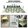 Portable Chess Checkers Game Set for Family Travel Gift - As pic show - 20 inch