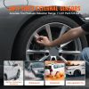 VEVOR RV Tire Pressure Monitoring System Real Time Trailer TPMS 4 Sensors - Cigarette Lighter Screen