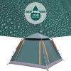 Automatic Camping Outdoor Pop-up Tent for Quick-Opening Tents 2-3 Person Canopy with Carrying Bag Easy to Set - green
