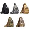 Sling Bag Chest Shoulder Backpack Fanny Pack Crossbody Bags for Men - Khaki