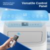 14000 BTU Portable Air Conditioner with Backlight 3-in-1 Use
