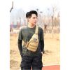 Sling Bag Chest Shoulder Backpack Fanny Pack Crossbody Bags for Men - Khaki