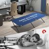 Adults Kids Folding Camping Cot - Blue