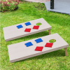 Portable Outdoor Patio Cornhole Game - Acacia wood