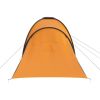 Camping Tent 6 Persons Gray and Orange - Grey