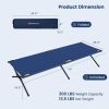 Adults Kids Folding Camping Cot - Blue