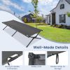 Adults Kids Folding Camping Cot - Gray