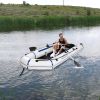 Free shipping Camping Survivals 7.5ft PVC 180kg Water Adult Assault Boat Off  YJ - grey