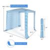 Foldable Easy-Assembly Sun-Shade Shelter Beach Canopy - Style B - 6.6' x 6.6'