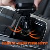 VEVOR RV Tire Pressure Monitoring System Real Time Trailer TPMS 4 Sensors - Cigarette Lighter Screen