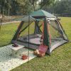 Automatic Camping Outdoor Pop-up Tent for Quick-Opening Tents 2-3 Person Canopy with Carrying Bag Easy to Set - green