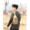 Sling Bag Chest Shoulder Backpack Fanny Pack Crossbody Bags for Men - Khaki