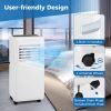 3-in-1 8000 BTU Portable Air Conditioner with Remote Control