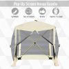 Outsunny Pop Up Camping Canopy Gazebo Screen Shelter Tent with Single Person Easy Set-Up, Ventilating Mesh