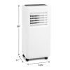 3-in-1 8000 BTU Portable Air Conditioner with Remote Control