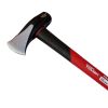 Hyper Tough 8 lb Splitting Burst Axe Maul Red & Black Double Injection Fiberglass 34" Handle