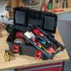 Hyper Tough 19-inch Toolbox, Plastic Tool and Hardware Storage, Black